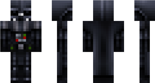 Skin Minecraft Dark Vador (750x442), Png Download