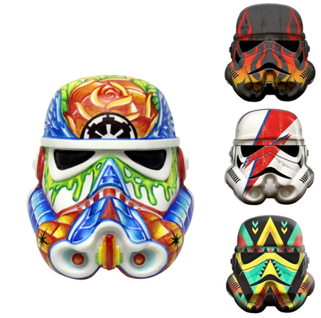 View Larger - Cool Stormtrooper Helmet Designs (452x447), Png Download