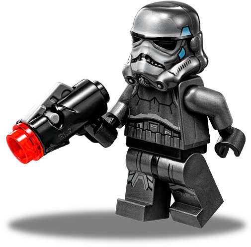 Shadow Stormtrooper™ - Figurine (504x672), Png Download