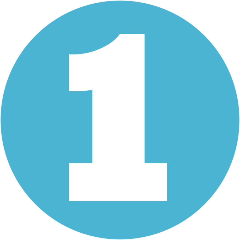 Number 1 Png - Numero 1 Png (1000x1000), Png Download