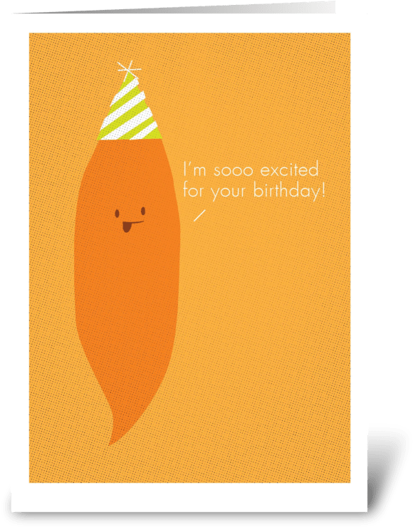 Birthday Yam Greeting Card - Greeting Card (700x792), Png Download