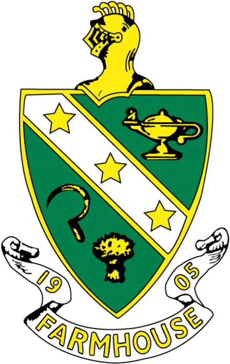 Fh Crest - Farmhouse Fraternity Crest (760x876), Png Download
