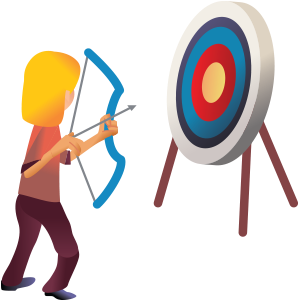 Archery - Target Archery (800x606), Png Download