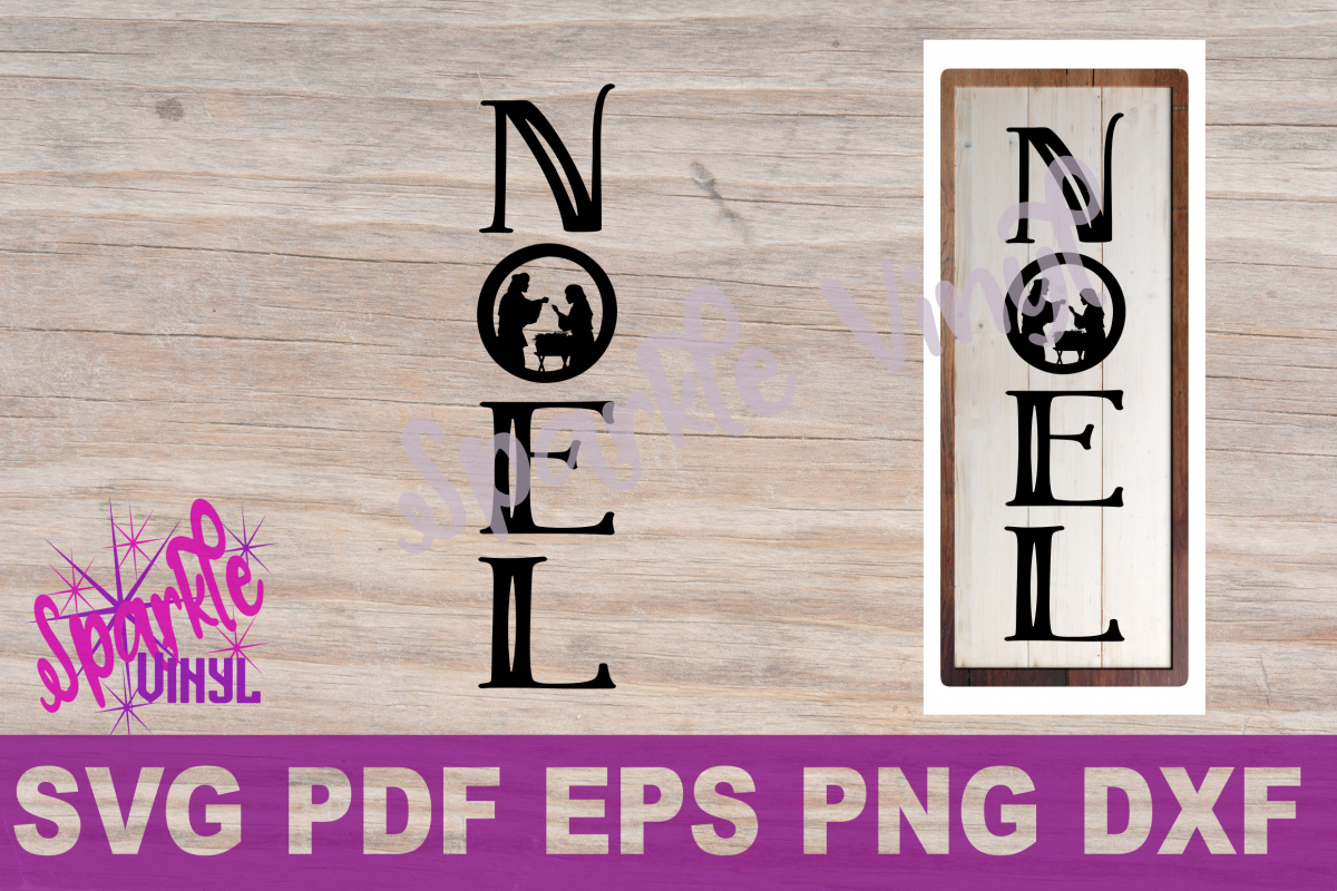 Svg Christmas Noel Nativity Sign Stencil Farmhouse - Scalable Vector Graphics (1200x800), Png Download