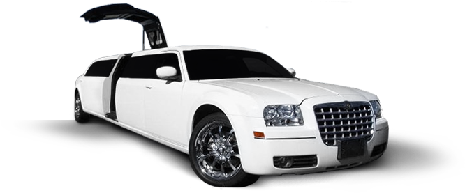 Chrysler Stretch Limo - Limousine (715x278), Png Download