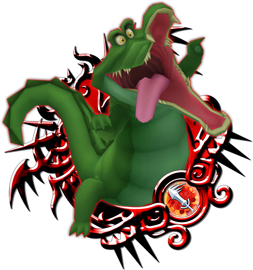 Crocodile - Kingdom Hearts Union X 7 Star Medals (496x530), Png Download