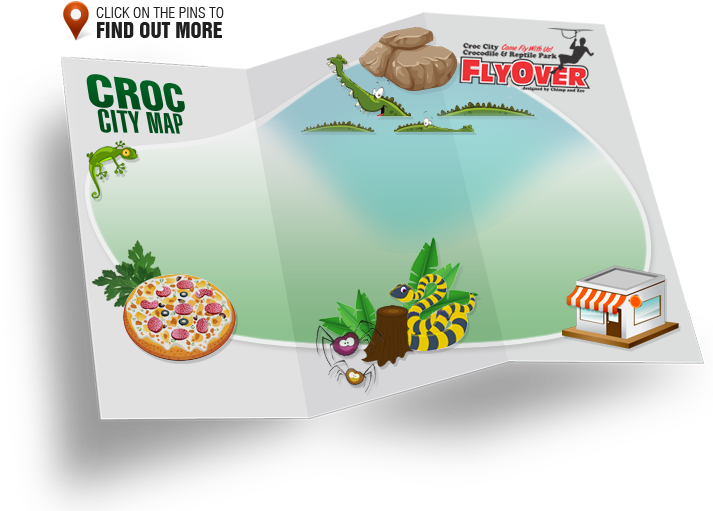 Left - Croc City Crocodile & Reptile Park (712x544), Png Download