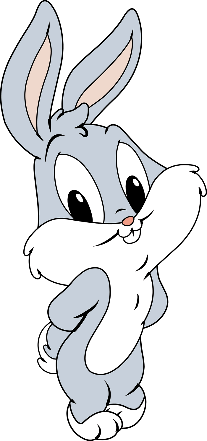 Baby Transparent Png Clip Art Image Disney - Baby Looney Tunes Bugs Bunny (288x600), Png Download