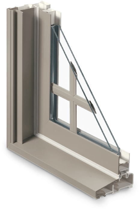Insulated Glass Consists Of Two Panes Of Glass Separated - Window (612x720), Png Download