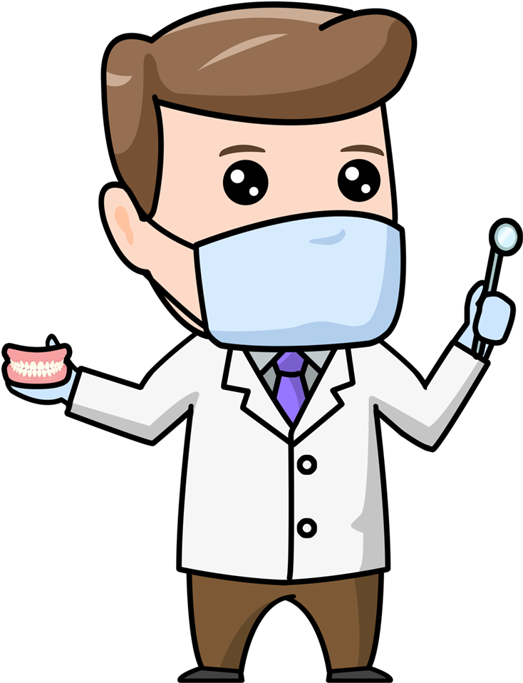 Female Dentist Clip Art - Dentist Clipart (800x1067), Png Download