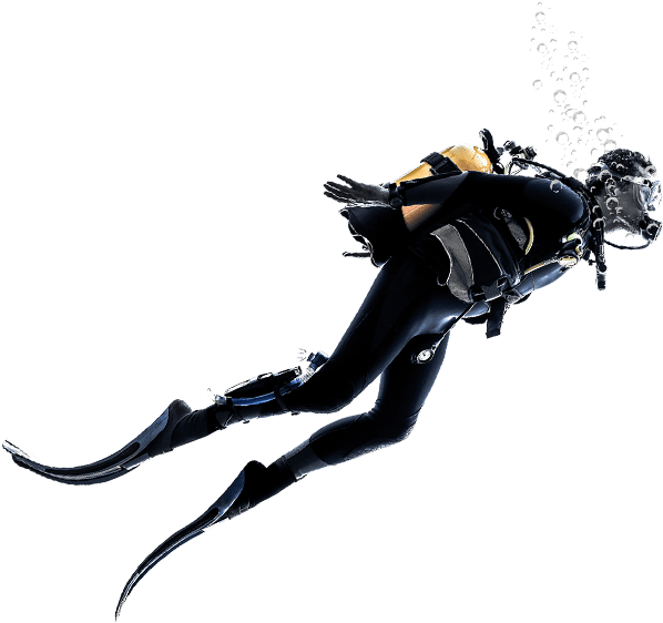 Diver - Underwater Diving (700x586), Png Download