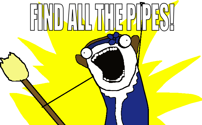 All The Pipes Ada Mini - All The Things Meme (700x434), Png Download