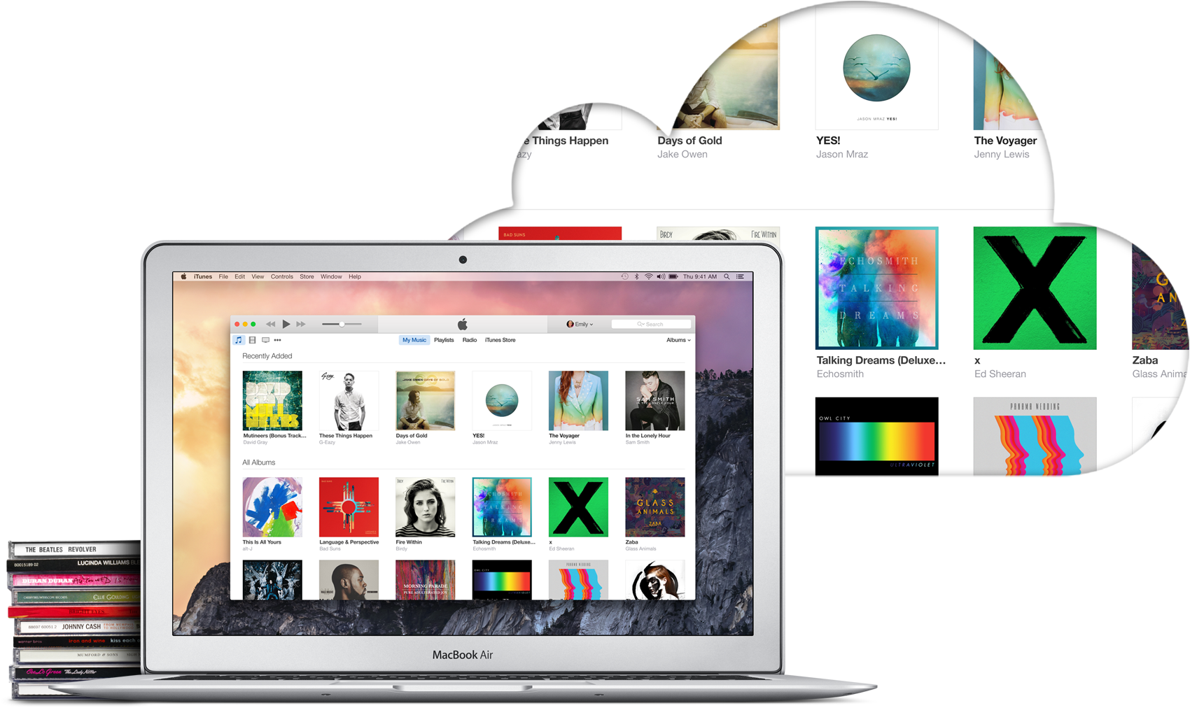Itunes Match Mac Cds Cloud - Itunes Match (1700x1012), Png Download