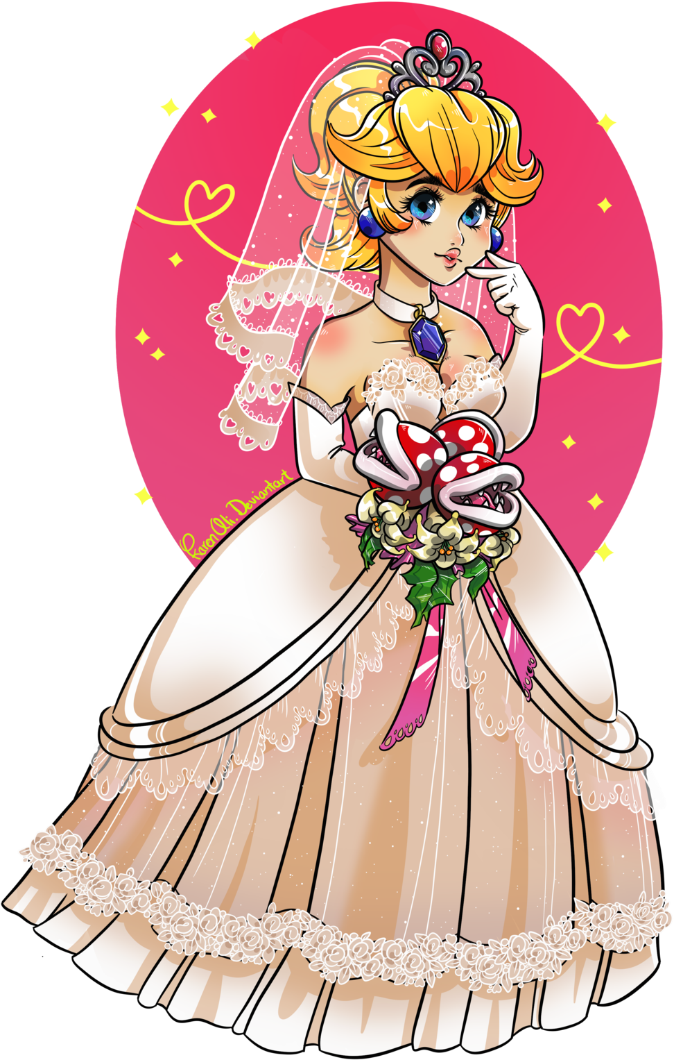 Super Mario Odyssey By Karenali - Super Mario Princesas (1280x1646), Png Download