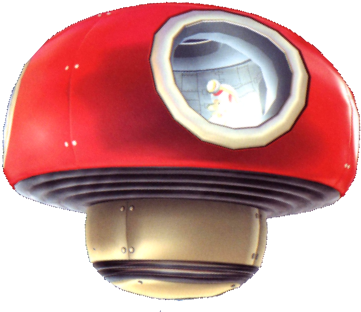 Starshroom - Super Mario Galaxy Starshroom (387x324), Png Download