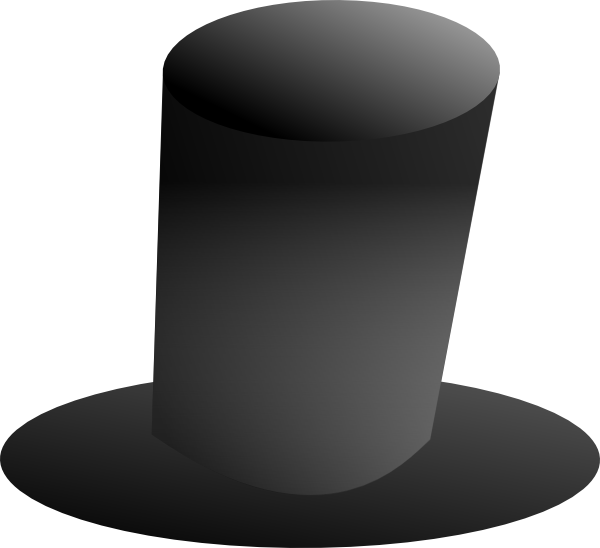 Lincoln Clipart Lincoln Top Hat - Abraham Lincoln Hat Png (600x548), Png Download