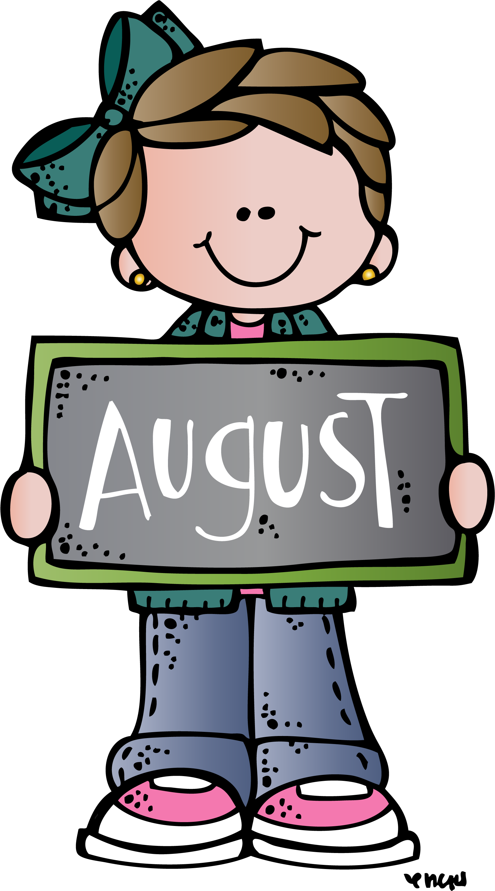 2018 Calendar Transparent Png - August Clipart (1715x3000), Png Download