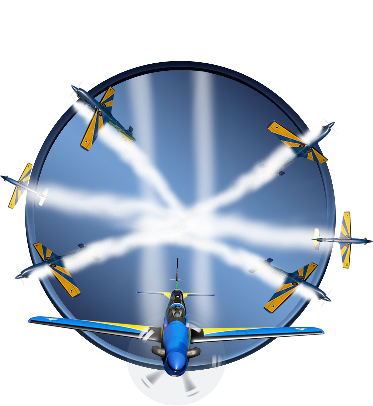 Esquadrilha Da Fumaça - Military Aircraft (1423x1551), Png Download