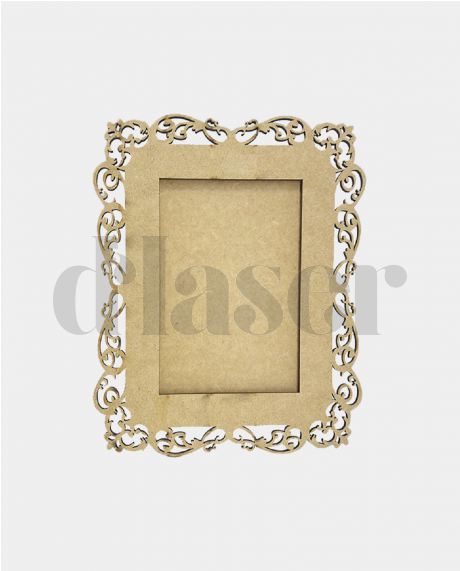 Porta Retrato Arabesco Para Foto 22cm - Porta Retrato Arabesco (570x570), Png Download