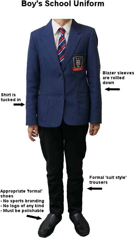Skirt - School (455x913), Png Download