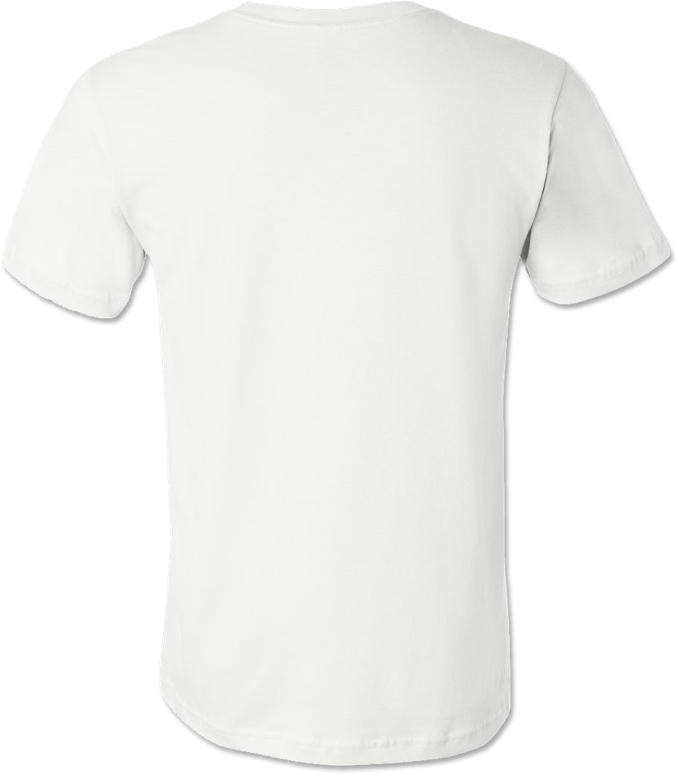 Frisco 2016 Bike & Car Show T-shirt - Bella Canvas 3001 White Back (1200x1200), Png Download