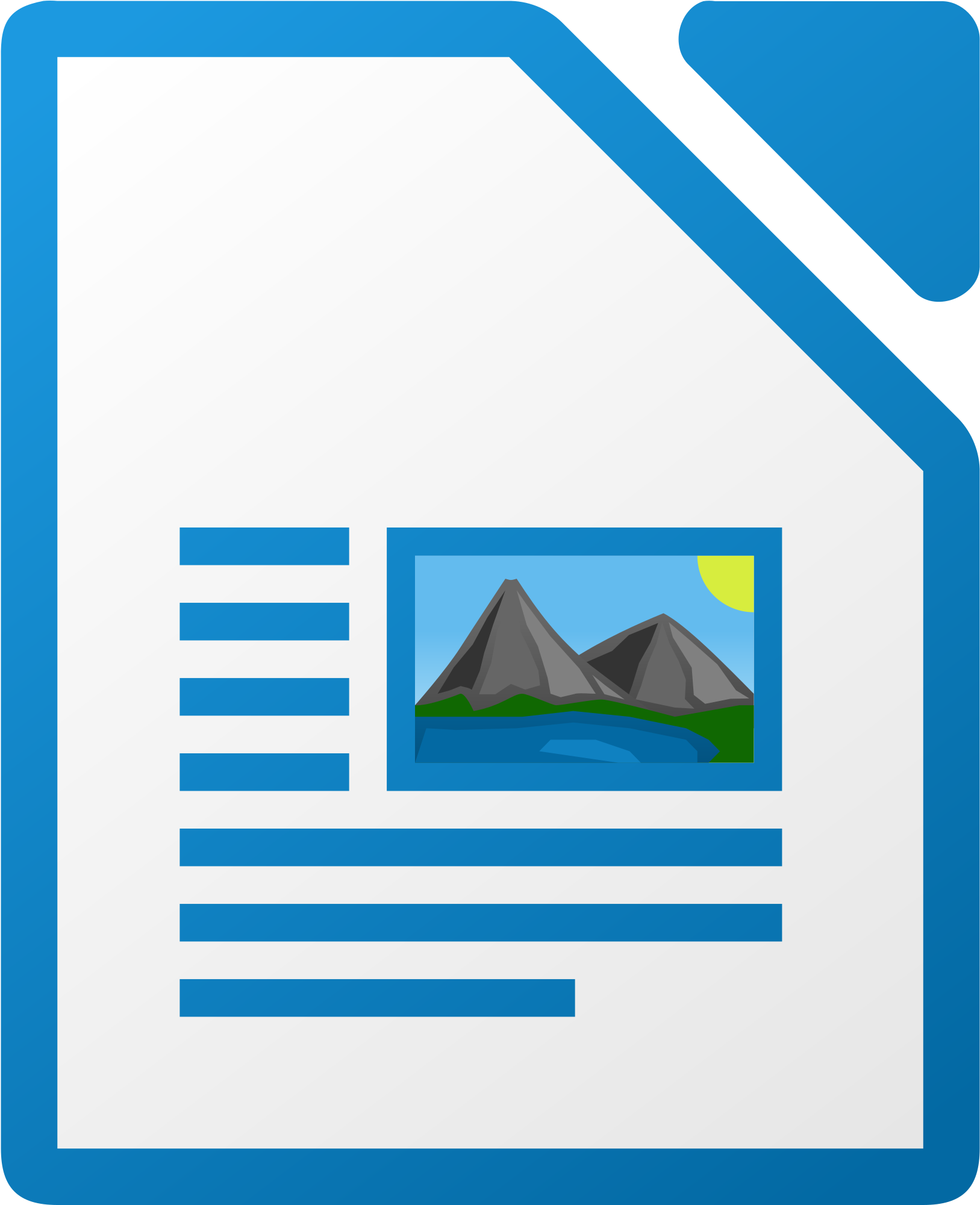 Open - Libreoffice (2000x2000), Png Download
