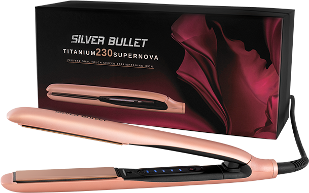 Silver Bullet Titanium 230 Supernova Straightening - Hair Iron (680x420), Png Download