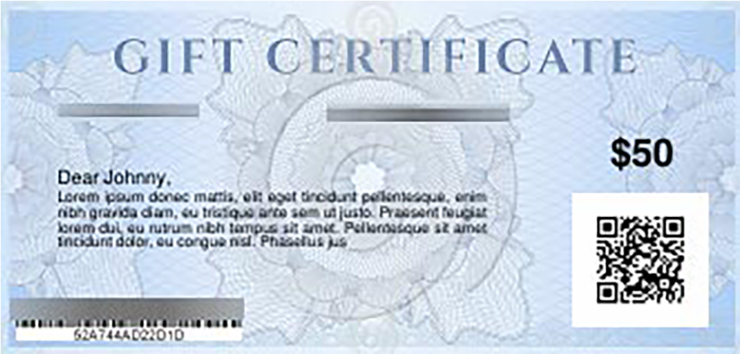 Gift Certificate - Gift Card (1080x1080), Png Download