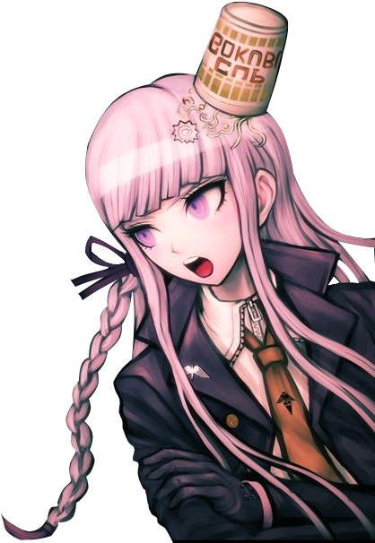 Anime Image - Kyouko Kirigiri Cup Noodles (471x636), Png Download