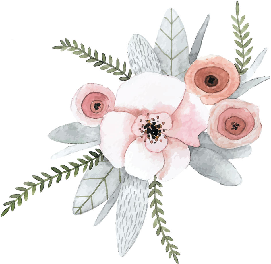 Hand Painted Cartoon Exquisite Fashion Flower Decoration - Artificial Flower (1940x1792), Png Download