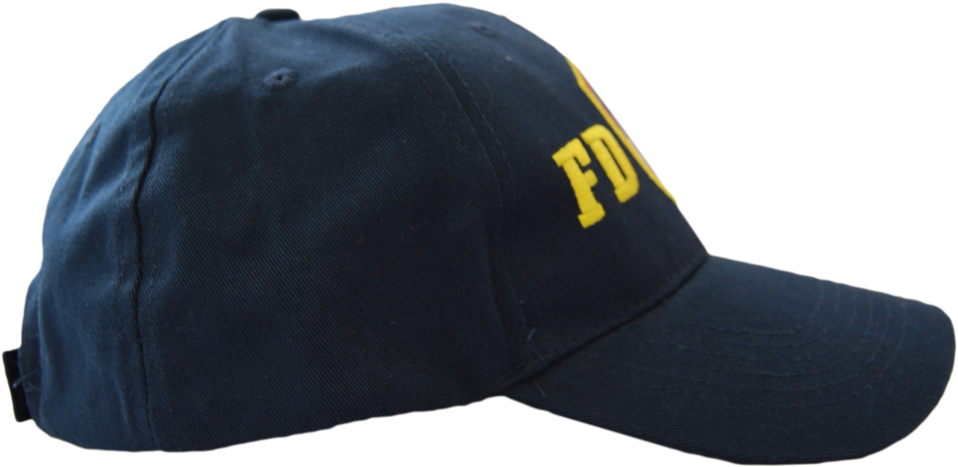 Fdny Adults Navy Hat With Yellow Embroidered Emblem - Baseball Cap (1011x859), Png Download