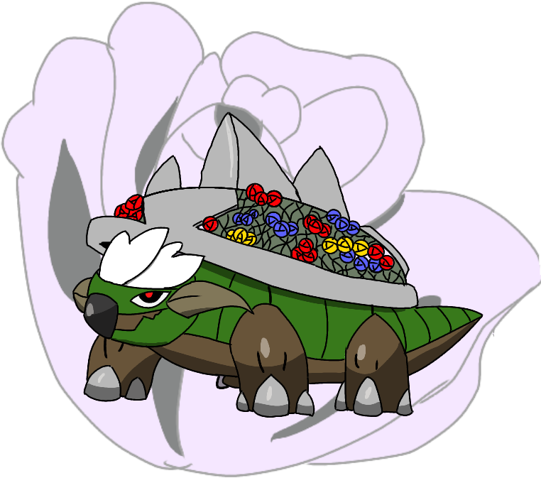 Roseterra, The Rose Bush Pokemon - Pokémon (768x768), Png Download