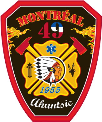 Caserne 49 Logo Braves F - Firefighter (350x401), Png Download