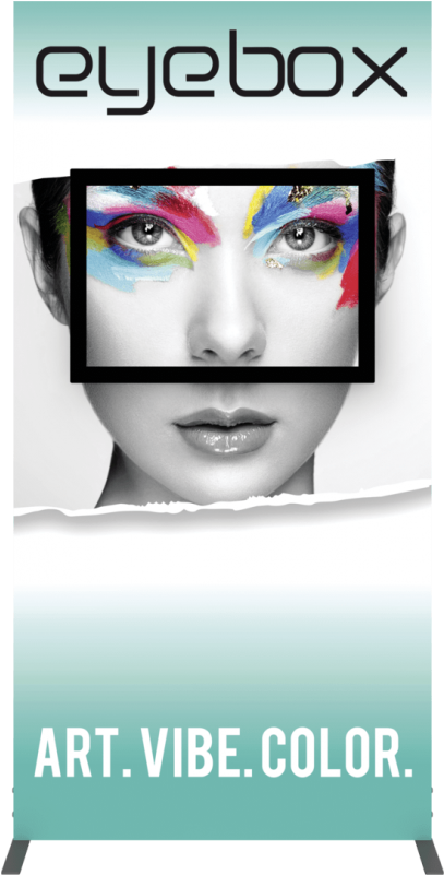 Vector Frame Monitor Kiosk 02 Single Sided Monitor (800x800), Png Download