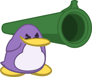 060712-penguin (379x320), Png Download