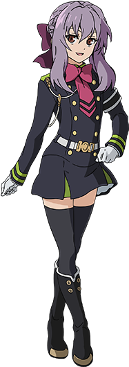 The Japanese Imperial Demon Army, And Is The Real Sister - Seraph Of The End Shinoa Hiragi (348x530), Png Download