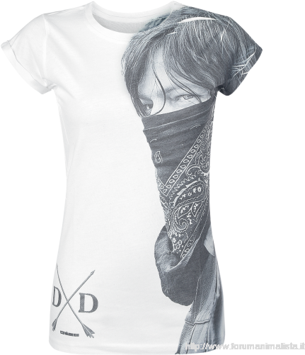 Official T Shirt The Walking Dead Daryl Dixon Sublimation (500x500), Png Download
