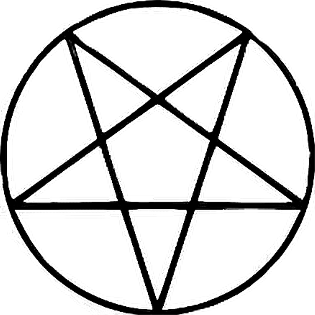 Satanism Pentagram (1024x1024), Png Download