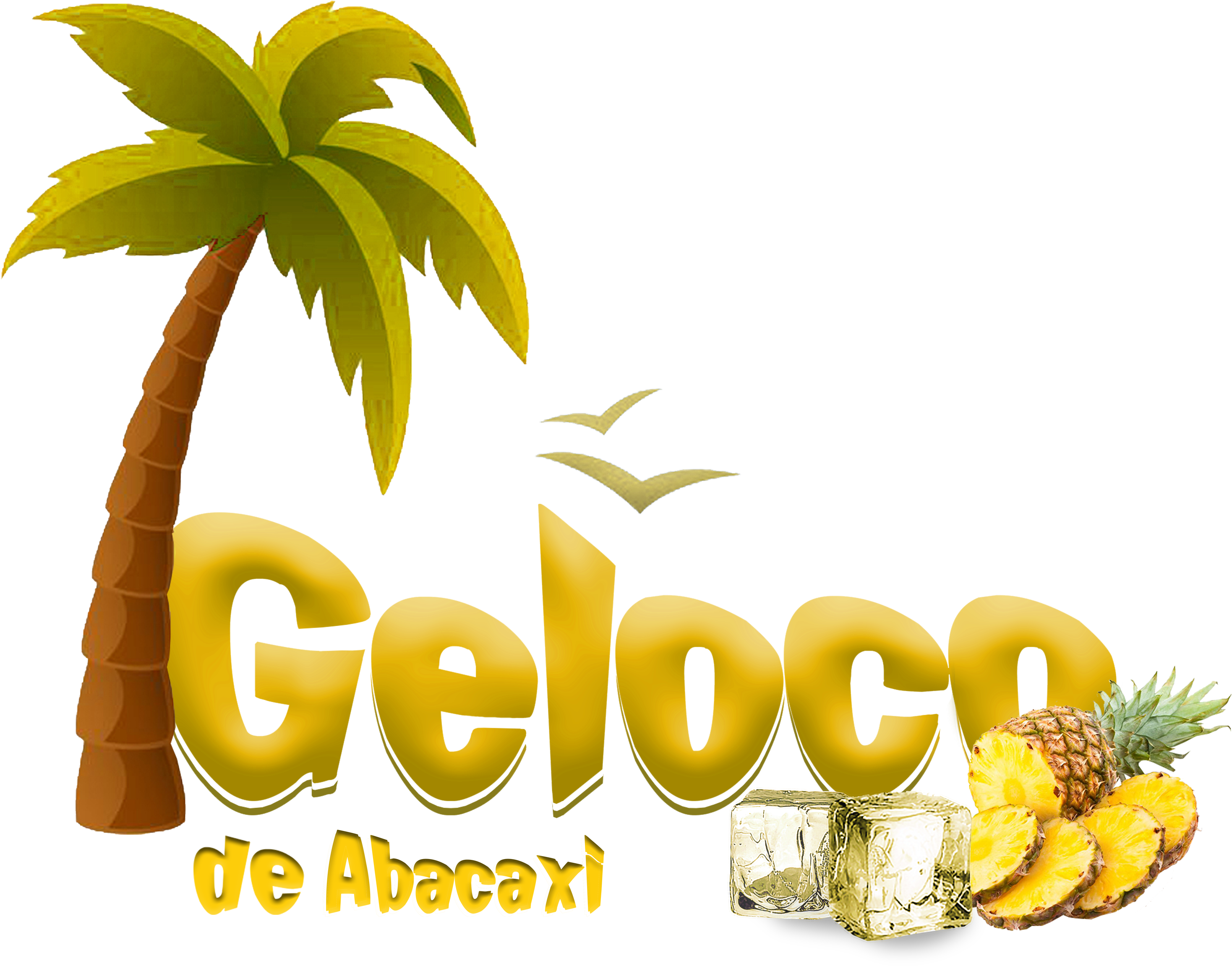 Geloco De Abacaxi (3088x2400), Png Download