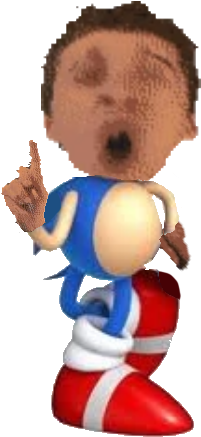 Oh God - Sonic Forces Classic Sonic (328x538), Png Download