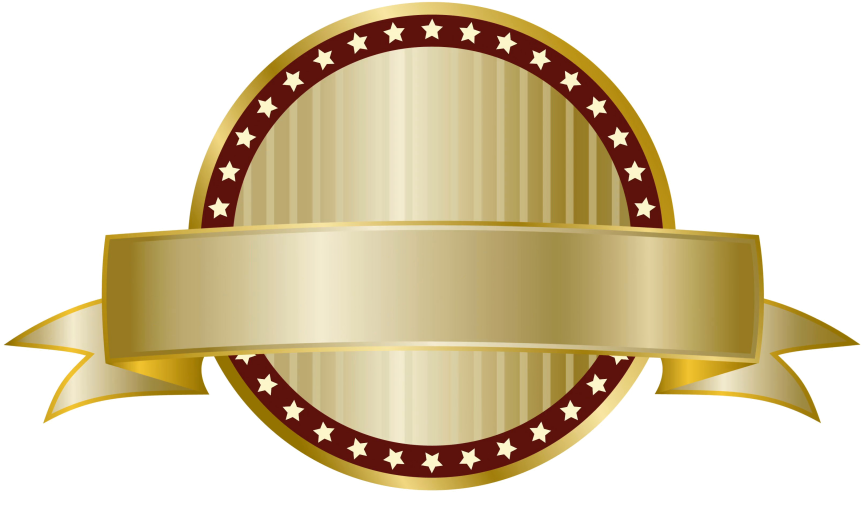 Download Hd Golden Label Png Download Image Empty Logo Png Gold Transparent Png Image Nicepng Com