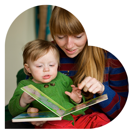 Mother And Son Reading - Childarn Reding (470x470), Png Download