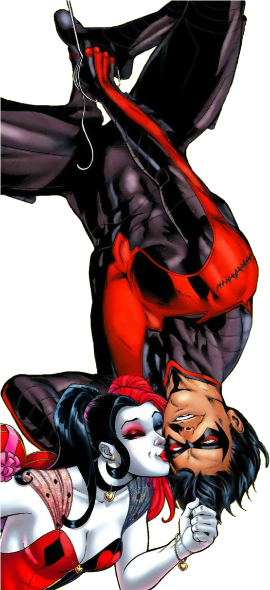 #harleywing #harleyquinn #nightwing #dickgrayson #graysonandquinn - Nightwing And Harley Quinn Fanfiction (748x1212), Png Download
