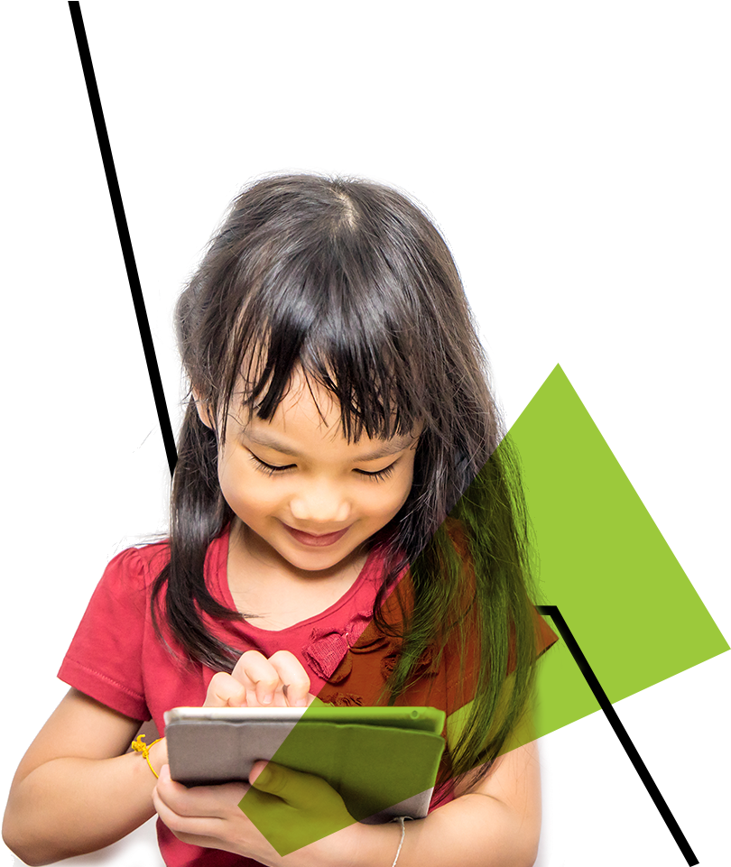 Girl Asian Readingk - Book (973x960), Png Download