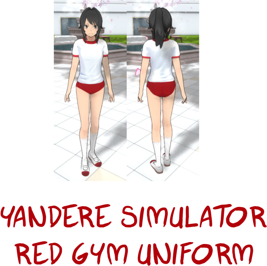 Yandere Simulator Skins Gym Uniform 163425 - Girl (1024x954), Png Download