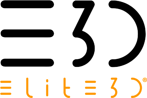 Elite3d-logo - Black-and-white (640x438), Png Download