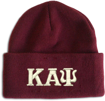 Kappa Alpha Psi Greek Letter Knit Beanie Cap - Beanie (400x374), Png Download
