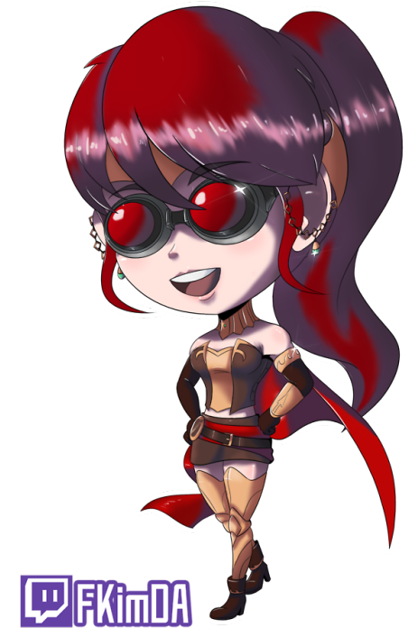 @roosterteeth Red Huntress - Rwby The Red Huntress (484x750), Png Download