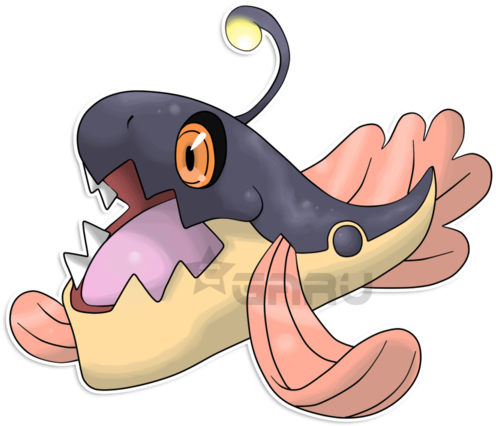 Angler Fish Png - Anglerfish (600x600), Png Download