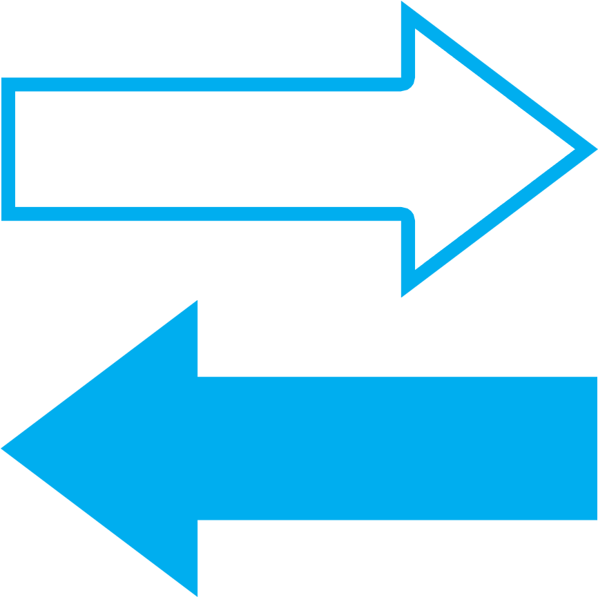 Two Way Audio Icon - Two Way Arrow Icon (1000x1000), Png Download